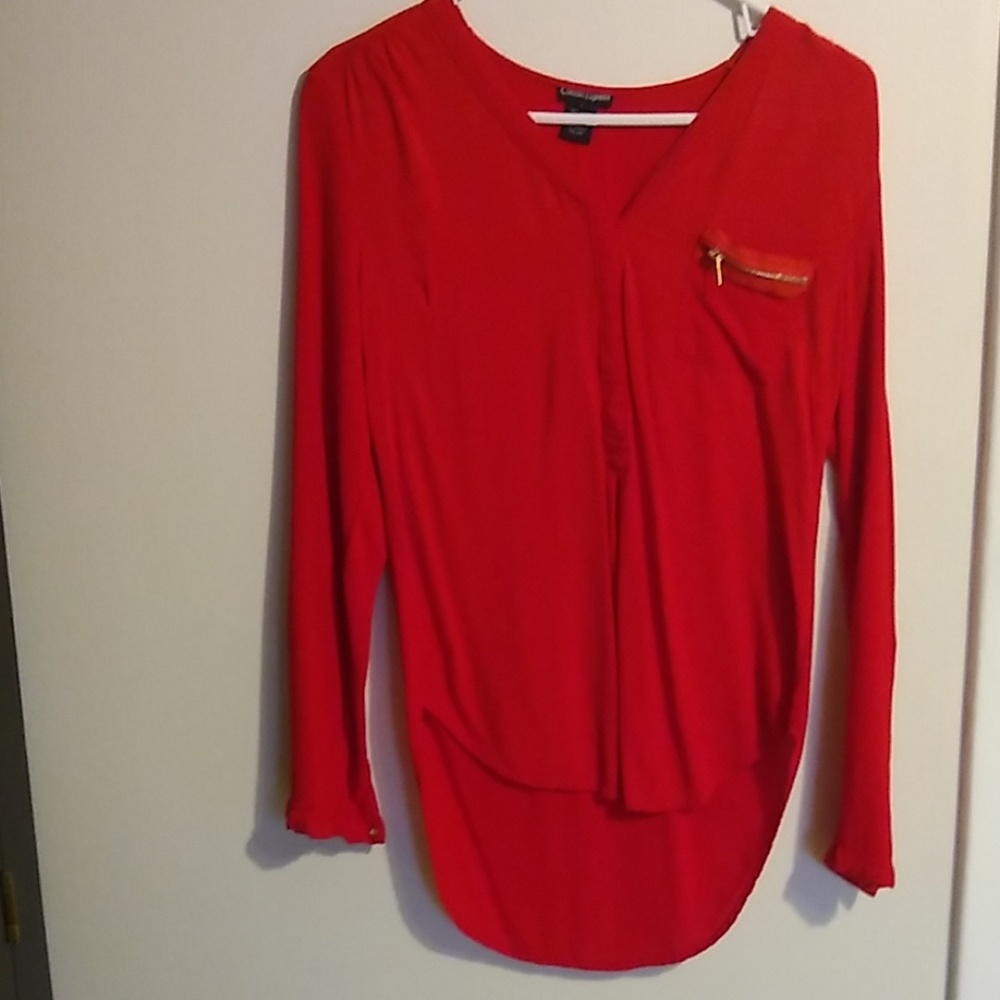 Cotton express red top